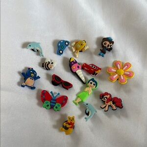 Colorful Cartoon Character Shoe Charms Set